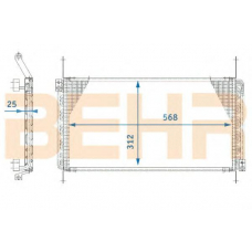 7401549 BEHR Condenser