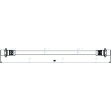 HOS3803 APEC Тормозной шланг