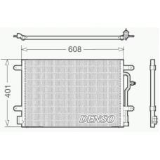 DCN02011 DENSO Конденсатор, кондиционер