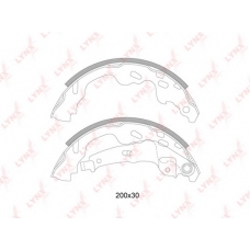 BS-7526 LYNX Bs-7526 колодки тормозные задние toyota aygo 1.0-1.4d 05> / corolla verso 1.6-2.2d 04-10 / yaris 1.0