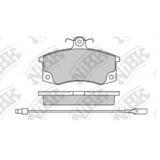 PN0223W NiBK Комплект тормозных колодок, дисковый тормоз