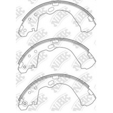 FN1193 NiBK Комплект тормозных колодок