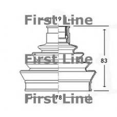 FCB2344 FIRST LINE Пыльник, приводной вал