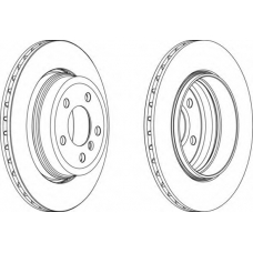 DDF1297-1 FERODO Тормозной диск