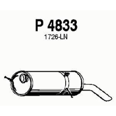 P4833 FENNO Глушитель выхлопных газов конечный