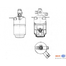 8FT 351 198-211 HELLA Осушитель, кондиционер