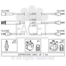 4.8555 FACET Комплект проводов зажигания