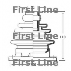FCB2754 FIRST LINE Пыльник, приводной вал