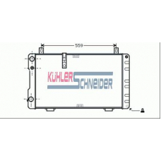 1500081 KUHLER SCHNEIDER Радиатор, охлаждение двигател