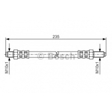 1 987 476 185 BOSCH Тормозной шланг