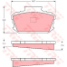 GDB116 TRW Комплект тормозных колодок, дисковый тормоз