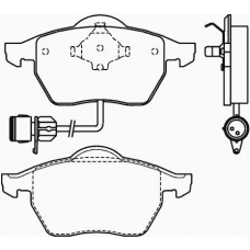 P 85 026 BREMBO Комплект тормозных колодок, дисковый тормоз