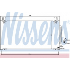 94704 NISSENS Конденсатор, кондиционер