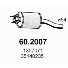 60.2007 ASSO Предглушитель выхлопных газов