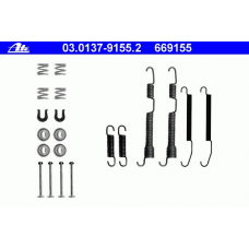 03.0137-9155.2 ATE Комплектующие, тормозная колодка