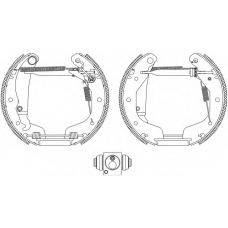 8DB 355 004-191 HELLA Комплект тормозных колодок