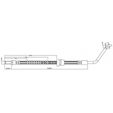 VBH739 MOTAQUIP Тормозной шланг