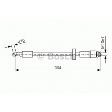 1 987 476 739 BOSCH Тормозной шланг