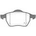 BPA0390.22 OPEN PARTS Комплект тормозных колодок, дисковый тормоз