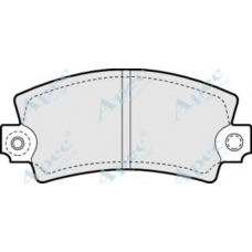 PAD134 APEC Комплект тормозных колодок, дисковый тормоз