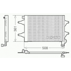 DCN27004 DENSO Конденсатор, кондиционер