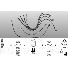4120 BOUGICORD Комплект проводов зажигания