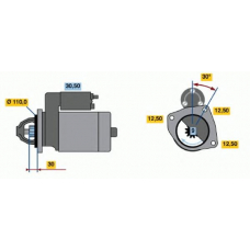 0 986 011 330 BOSCH Стартер
