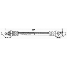 FBH6342 FIRST LINE Тормозной шланг