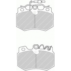 FDB455 FERODO Комплект тормозных колодок, дисковый тормоз
