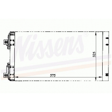 94105 NISSENS Конденсатор, кондиционер