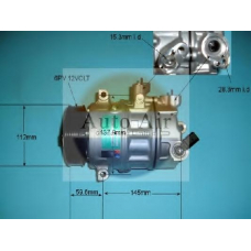 14-9698 AUTO AIR GLOUCESTER Компрессор, кондиционер