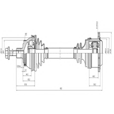 AW1530307A AYWIPARTS Приводной вал