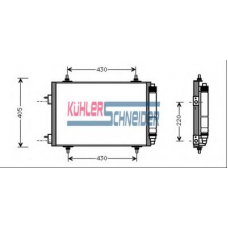 0720031 KUHLER SCHNEIDER Конденсатор, кондиционер