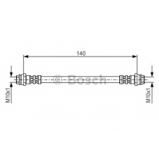 1 987 476 952 BOSCH Тормозной шланг