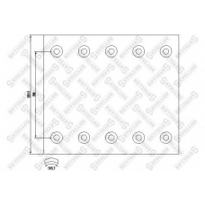 85-00900-SX STELLOX Комплект тормозных башмаков, барабанные тормоза