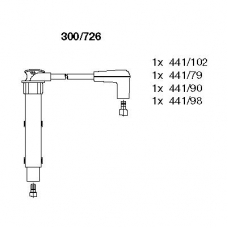 300/726 BREMI Комплект проводов зажигания