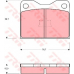 GDB159 TRW Комплект тормозных колодок, дисковый тормоз