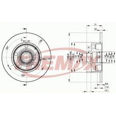 BD-3576 FREMAX Тормозной диск