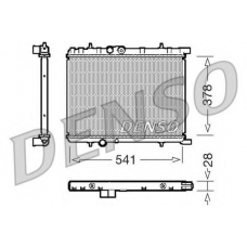 DRM21032 DENSO Радиатор, охлаждение двигателя