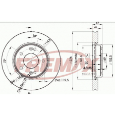 BD-3290 FREMAX Тормозной диск