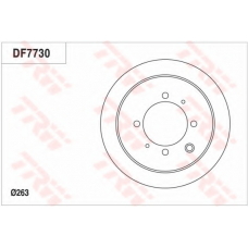 DF7730 TRW Тормозной диск