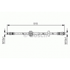 1 987 481 482 BOSCH Тормозной шланг