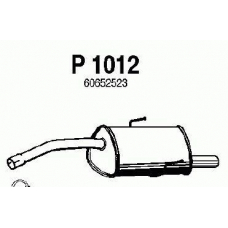 P1012 FENNO Глушитель выхлопных газов конечный