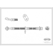 19032313 CORTECO Тормозной шланг