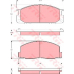 GDB3130 TRW Комплект тормозных колодок, дисковый тормоз