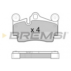 BP3097 BREMSI Комплект тормозных колодок, дисковый тормоз