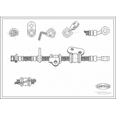 19032904 CORTECO Тормозной шланг