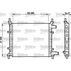 731992 VALEO Радиатор, охлаждение двигателя