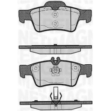 363916060316 MAGNETI MARELLI Комплект тормозных колодок, дисковый тормоз