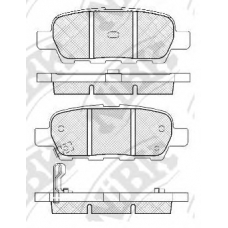 PN2466 NiBK Комплект тормозных колодок, дисковый тормоз